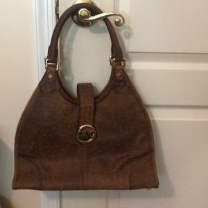 Michael Kors ostrich skin purse